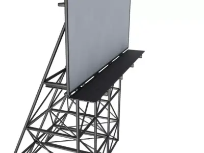 Regular Billboard 3D model