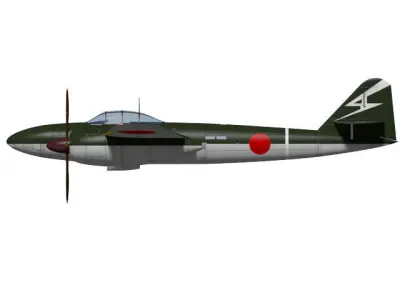 Mitsubishi Ki83 3D model