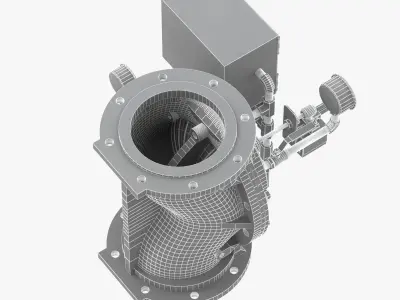Electric Controlled Valve 3D model