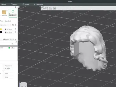 Custom3Dprint Minifigure Accessory - Minifigure Hair S2 - 117 3D print model