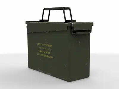 Military crate 08 3D model
