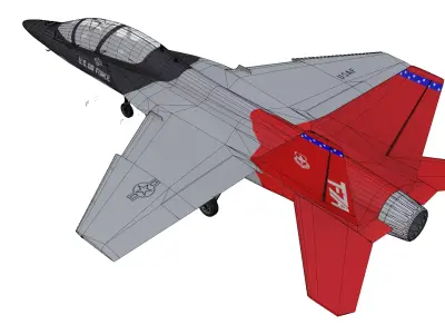 Boeing-Saab T-7A Red Hawk Low-poly 3D model