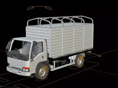 Isuzu NKR Cargo Truck 3D model