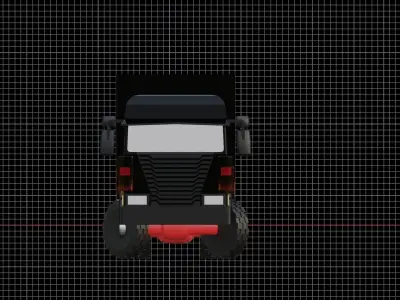 SCORCHIO Truck Low-poly 3D model