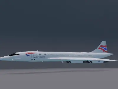 Concorde 3D model