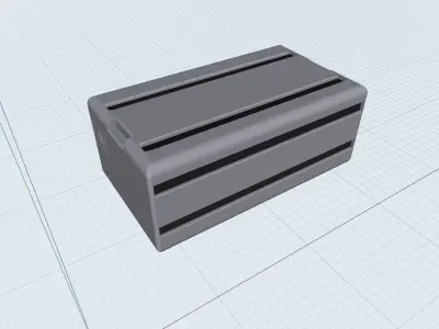 Mandalorian inspired crate 3D print model