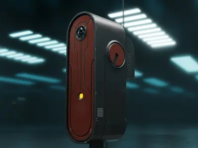 Drone VX-01Z Low-poly 3D model