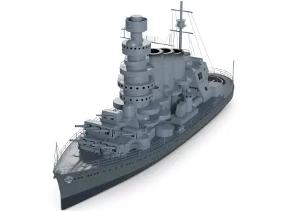 destroyer 3D model by blackorgrey from CGTrader