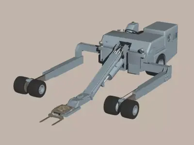 HMU-83D USAF Bomb Loader and AGM-65 Maverick 3D model