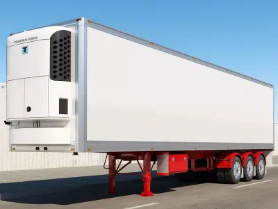 Double Trailer Vawdrey 2 3D model