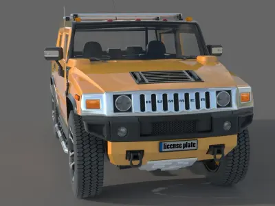 Hummer H 2 Sut 3D model