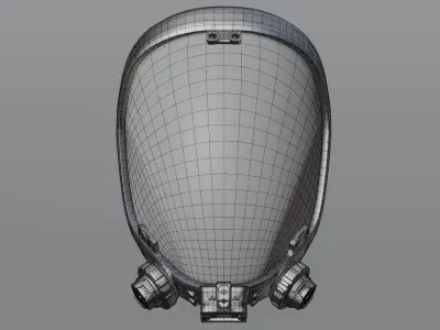 Oxygen Mask Low-poly 3D model purchase