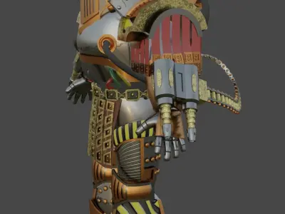 Perturabo warhammer robot 3D model