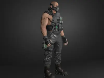 mercenary 3D model