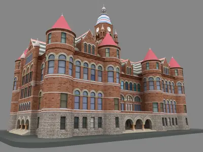 Dallas County Courthouse 3d Model