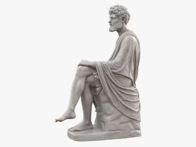 Seated Jew 3D model