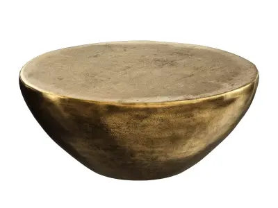Gilded Dome Coffee Table 3D model
