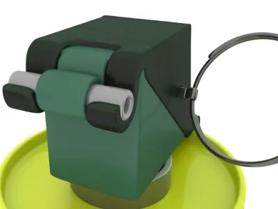 HAND GRENADA Free low-poly 3D model