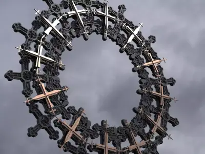 Vortex Golden Ring 5 3D model