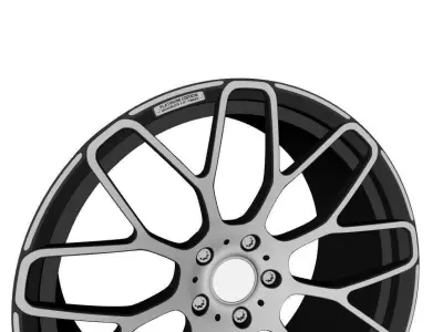 wheels  Brabus Monoblok  Y Free 3D model