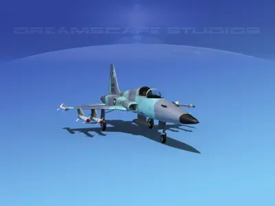 Northrop F-5E Tiger V06 USAF 3D model