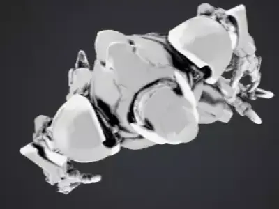 Sentinel Superior Sci-Fi Robot 3D Model  Game Ready Mech PBR  Low-poly 3D model