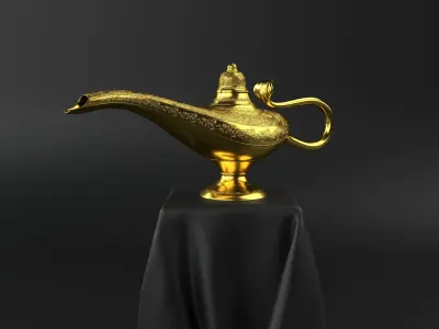 Magic Lamp Free 3D model