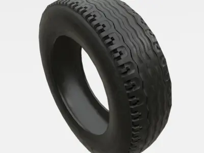Tire o1 Low-poly 3D model