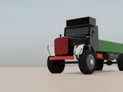 Totally rigged Truck model 3D model