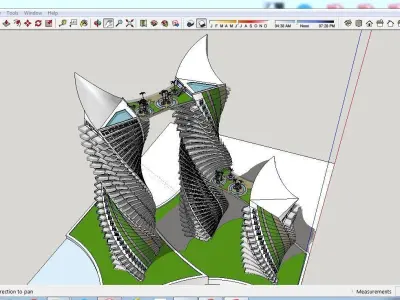 Sketchup Tower B7 Free 3D model