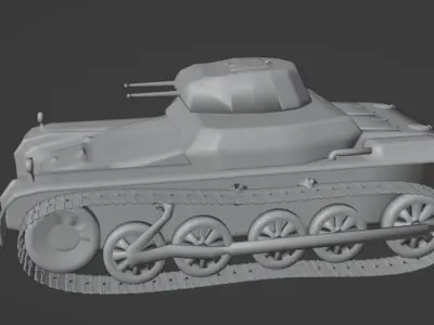 Panzerkampfwagen I Ausf A 3D model