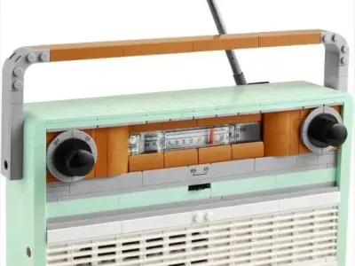PixelBricks3D - LEGO Retro Radio 3D print model