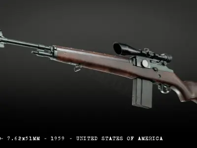 Cold War Weapons Collection 3D Model Pack