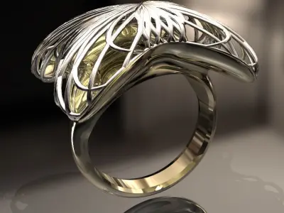Rendering Anello Modello F  3D model buy