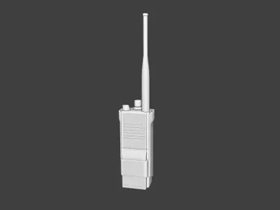 Motorola Walkie talkie Low poly Low-poly 3D model