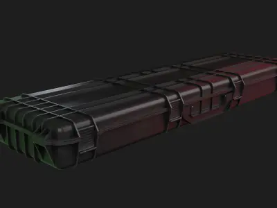 Rifle Case Low-poly 3D model