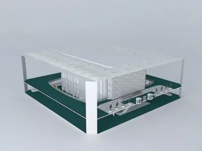 Two World Trade Center Lobby Free 3D model