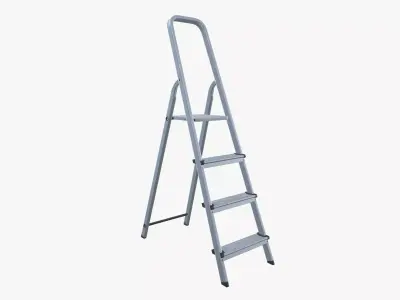 Ladder Stand Low-poly 3D model