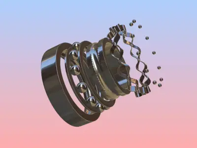 Ball bearings  3D model