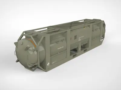 sci fi Container 2 3D model