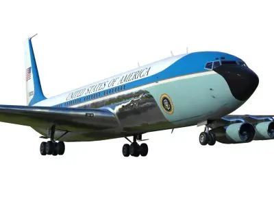 Boeing VC-137 C Air Force One 3D model