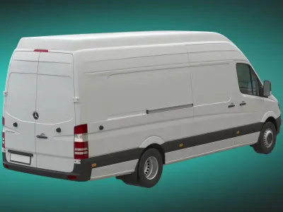 Mercedes-Benz Sprinter 2015 Panel Van MAXI 3D model