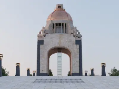 Monument to the Revolution 3D model