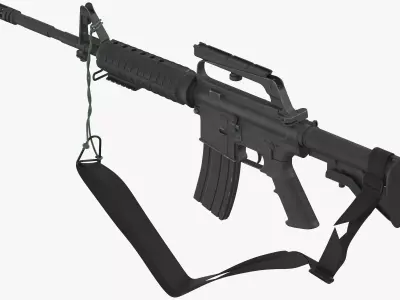 M16 Rifle - M16A2 3D model