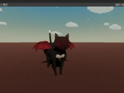 Weird Cat 3D model