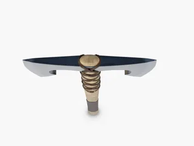 Viking Axe 3D model 7