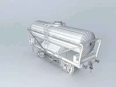 SHELL Tanker No. 5438 Free 3D model