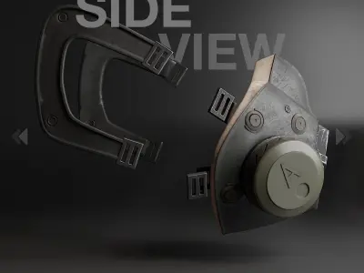 Metal Gear Solid V - Gas Mask 3D Model for Print 3D print model