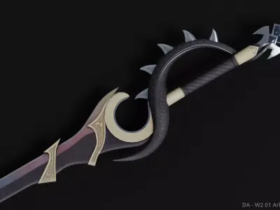DA W2 01 Arkanum Low-poly 3D model