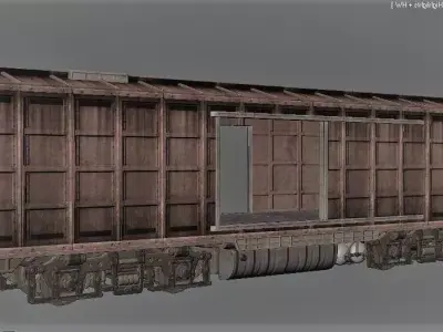 TRAIN - Box 3D model